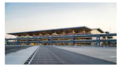 Pittsburgh International Airport’s new terminal consolidates landside functions into a single, streamlined facility. Pittsburgh International Airport’s new terminal consolidates landside functions into a single, streamlined facility.