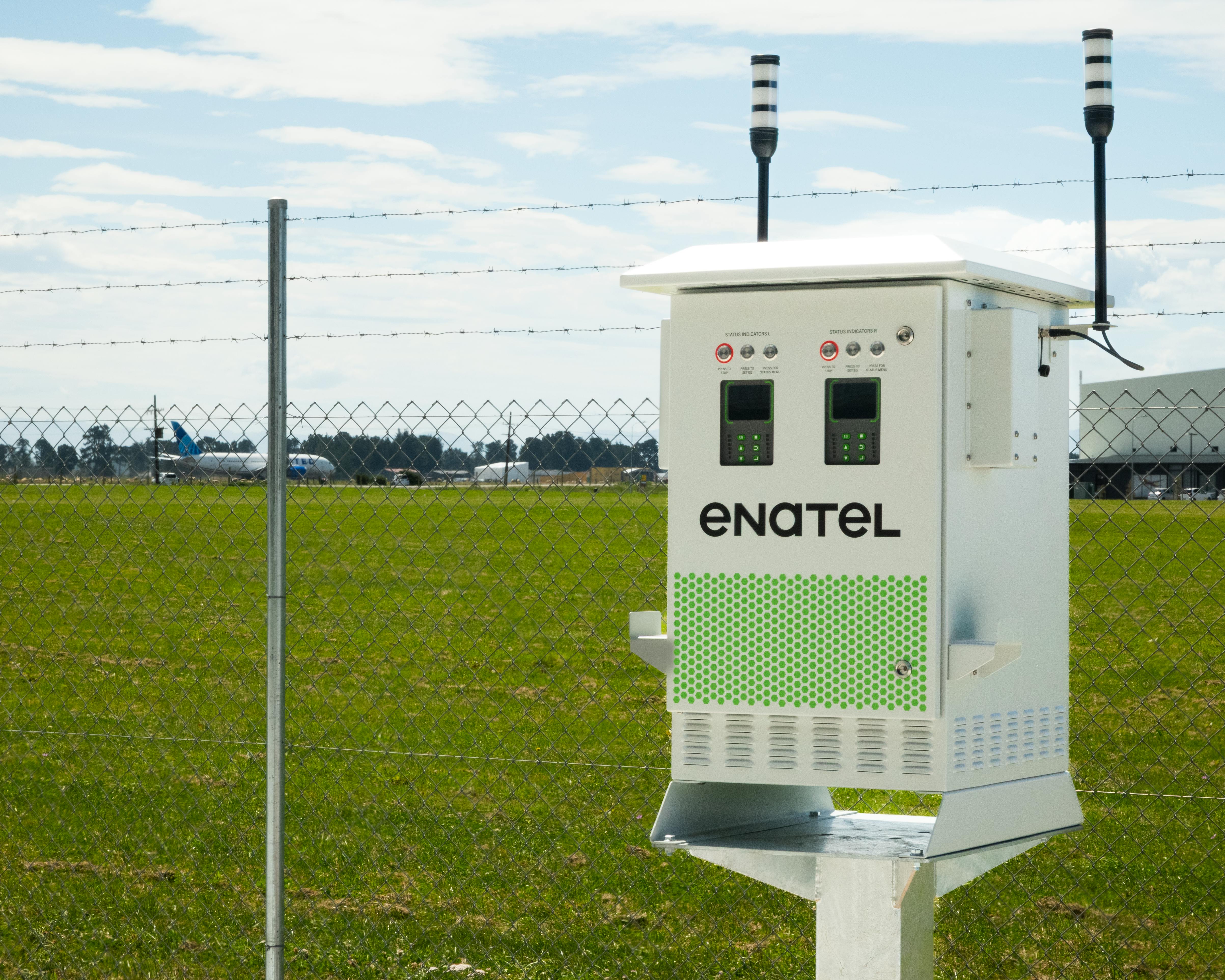 The Enatel outdoor charger is an example of a charger that offers a modular design and supports mixed fleets.