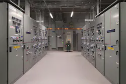 The 15KV switchgear room is the workhorse of the substation. CS2 establishes a benchmark for resilient power systems in complex, high-demand environments. Its 15kV distribution network, designed to replace JFK’s aging 5kV system, provides scalable reliability and redundancy, including future connectivity to the KIAC Cogeneration Plant. The 15KV switchgear room is the workhorse of the substation. CS2 establishes a benchmark for resilient power systems in complex, high-demand environments. Its 15kV distribution network, designed to replace JFK’s aging 5kV system, provides scalable reliability and redundancy, including future connectivity to the KIAC Cogeneration Plant.