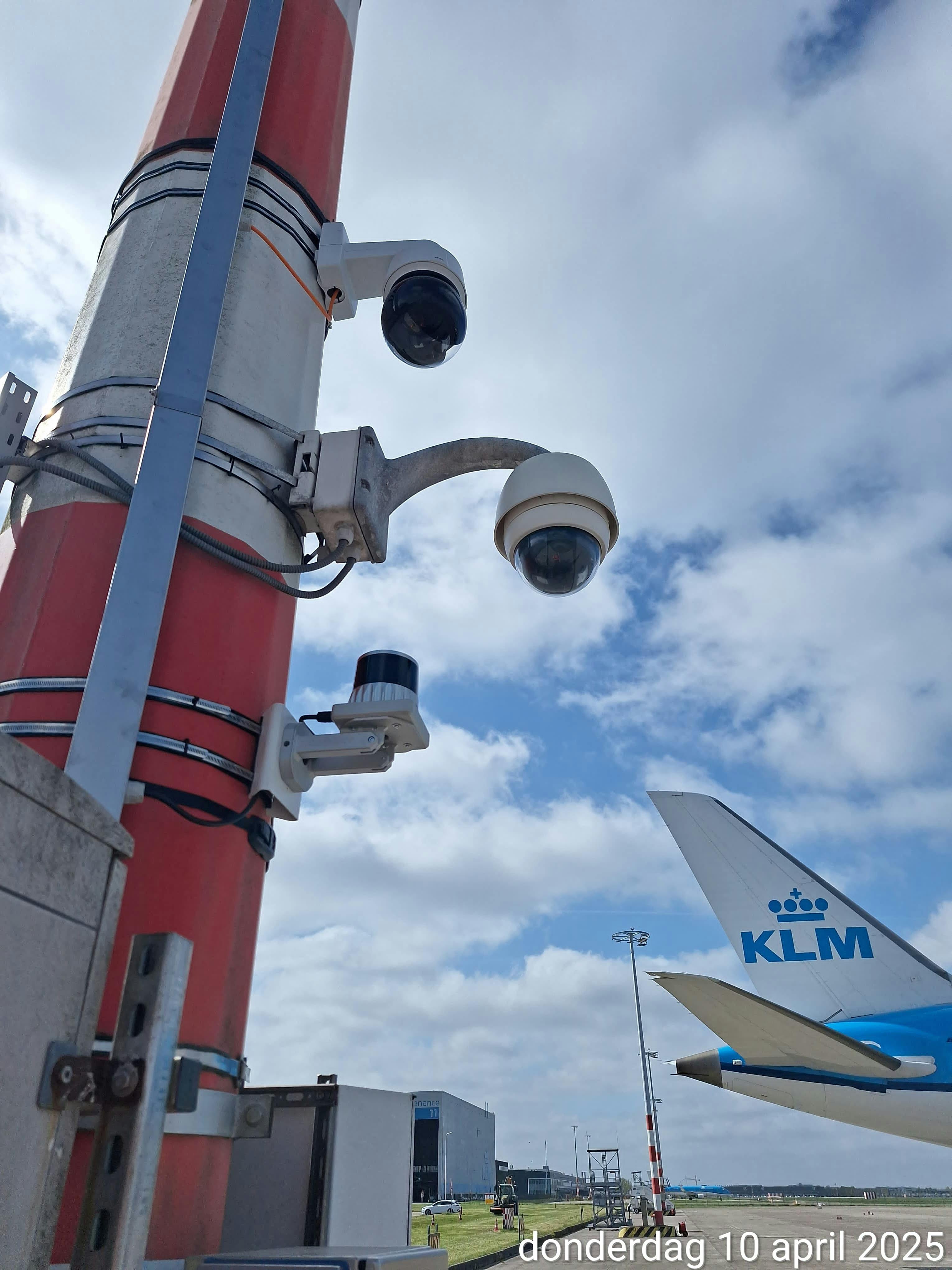 Using LiDAR sensors, the digital twin knows what the environment should look like and can detect even small changes and trigger alerts.