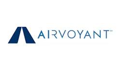 A logo with a white background, a dark blue triangle and blue text that reads: AIRVOYANT A logo with a white background, a dark blue triangle and blue text that reads: AIRVOYANT