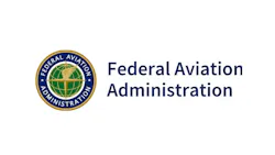 A logo with an illustration of a globe on a white background, with text that reads: Federal Aviation Administration A logo with an illustration of a globe on a white background, with text that reads: Federal Aviation Administration
