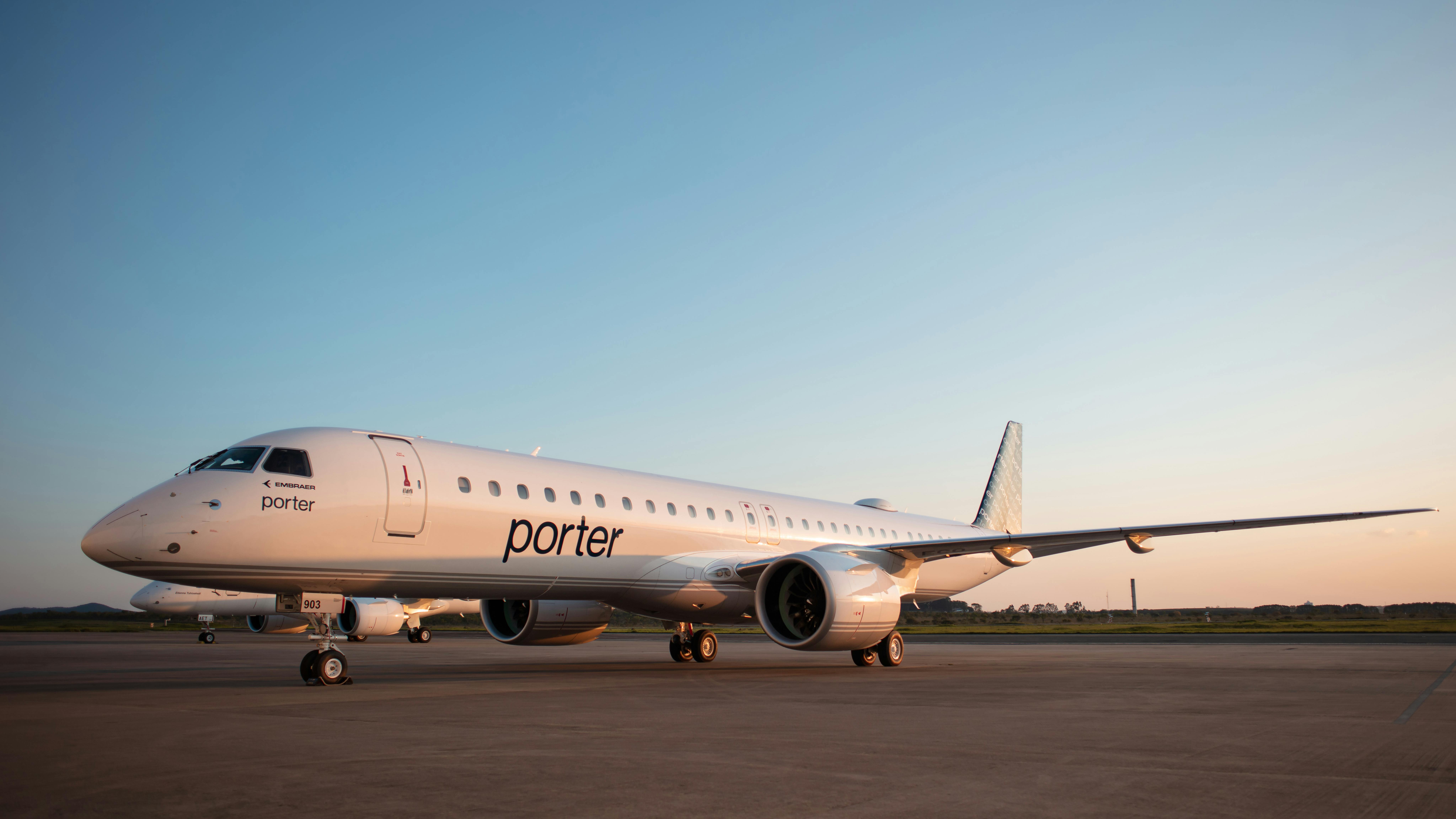 6a16060d2ccff33f7f0aed8c Porter Airlines E195e2 Exterior 2