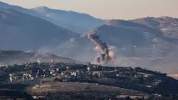 Smoke rises following an Israeli airstrike on southern Lebanon, as seen from northern Israel, amid ongoing hostilities between Israel and the Lebanese militant group Hezbollah. Smoke rises following an Israeli airstrike on southern Lebanon, as seen from northern Israel, amid ongoing hostilities between Israel and the Lebanese militant group Hezbollah.