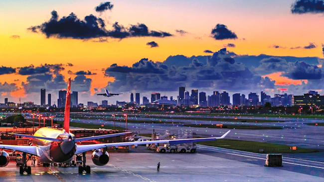 6a203cc5b77e9e044b41387e Mia South Runway Dusk