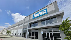 The exterior of a building with a sign on the front that reads: AvAir The exterior of a building with a sign on the front that reads: AvAir