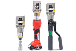 Three tools with metal heads and different lengths, one with a black handle, one with a red handle, and one with a metal handle Three tools with metal heads and different lengths, one with a black handle, one with a red handle, and one with a metal handle