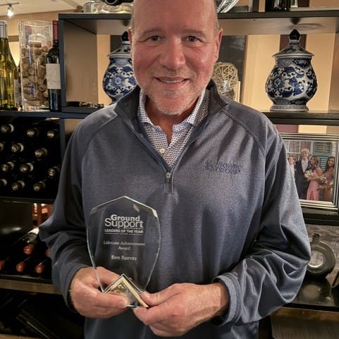 Ben Reeves, recipient of GSW's 2026 Lifetime Achievement Award