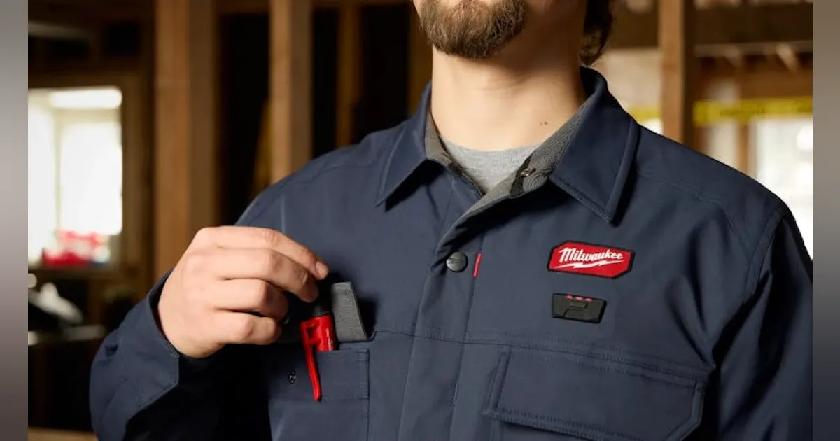 Milwaukee Tool Debuts New Heated Shirt Jacket and Crewneck/Pants Baselayers