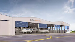 6a749031c7d5712fedad58c7 Hangar Render Airhub Group Logo