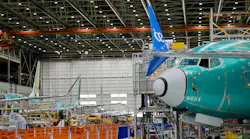 Several 737 MAX aircraft are seen in various stages of assembly at the Boeing factory on Wednesday, April 15, 2026, in Renton, Washington.