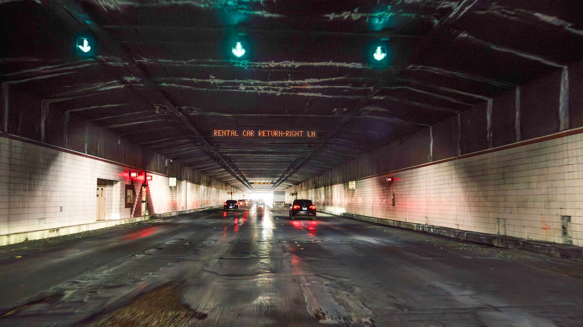 The Airport Connector Tunnel Monday, June 8, 2026, in Las Vegas.
