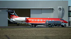 One of Nike's private jets is prepared for takeoff from the Hillsboro Regional Airport in Hillsboro, OR, on Tues, July 23, 2024.