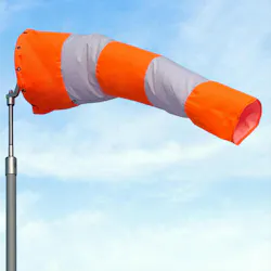 Airport windsock- FAA compliant- Orange and White