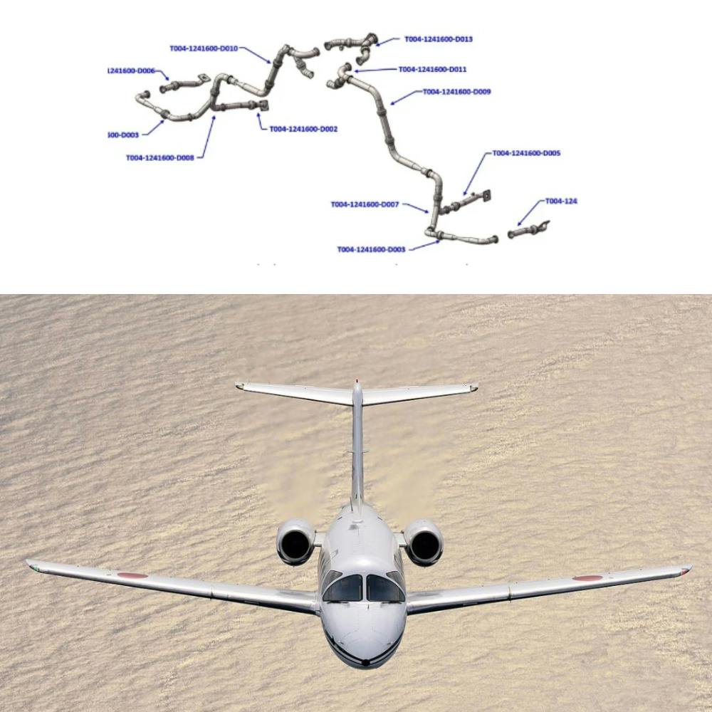 Updated Design for the Beechjet 400A Air Tube Weldments