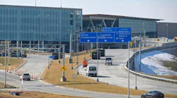 Construction continues on the new KCI airport terminal, which plans to open this spring. Construction began in 2018 and cost estimate $1.5 billion.