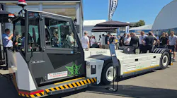 Goldhofer officially unveiled its ATLAS 3 narrowbody-specific tug, rounding out its electric towbarless lineup, at GSE Expo Europe 2026 in Lisbon.