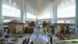 Dallas/Fort Worth International Airport is the third busiest airport in the world in terms of aircraft movements in Dallas, Texas.