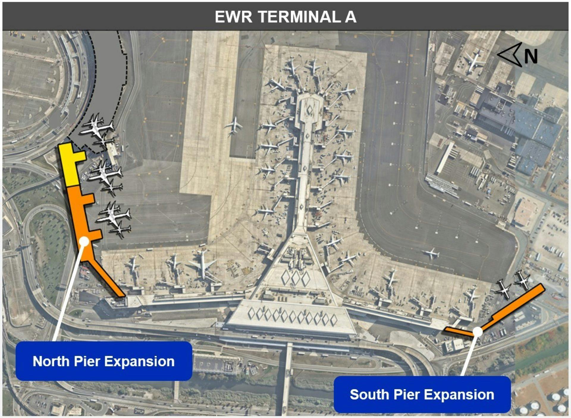 The Port Authority of New York and New Jersey Board of Commissioners have authorized $110 million in funding to go toward two expansion projects at Newark Liberty International Airport&rsquo;s Terminal A.