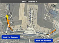 The Port Authority of New York and New Jersey Board of Commissioners have authorized $110 million in funding to go toward two expansion projects at Newark Liberty International Airport’s Terminal A.