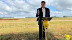 U.S. Rep. Dale Strong speaks about securing $2 million in funding for the Huntsville International Airport expansion project.