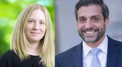 Valentina Marastoni-Bieser (left) and Kenneth Sansone (right).