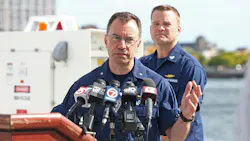 Boston, MA -Rear Admiral Matthew Lake gives an update on the Coast Guard search for a downed medical plane off the coast of Nantucket.
