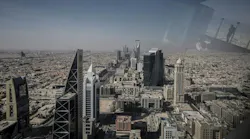 FILE PHOTO - A picture made available on 18 April 2018 shows a visitor reflecting in a window at a vantage point overlooking Riyadh, Saudi Arabia, 09 February 2018.