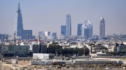 A view of the King Salman Park construction site on the site of the former Riyadh airport.