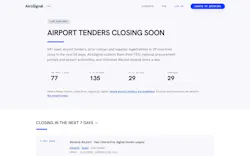 Airport tenders closing in the next 60 days